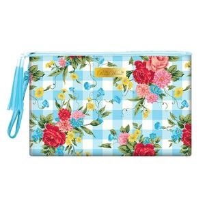 🆕 The Pioneer Woman Sweet Rose Floral Zippered  Cosmetic Makeup Bag